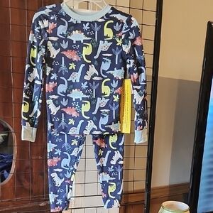 Kidgets Blue Dinosaur Pajama Set